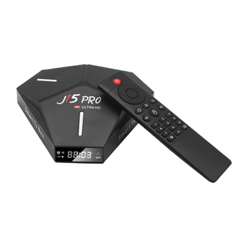 

J15 PRO 2.4G + 5GWiFi 4K HD TV Box RK3328 Android 9.0 4G / 64G Smart Network Set Top Box with Voice Remote Control