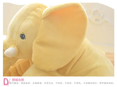 

INS Hot Selling Cartoon Elephant Plush Toy Doll Pillow And Blanket Office Lunch Break Napping Pillow Airable Blanket