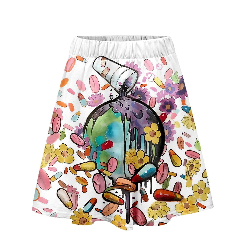 Женская юбка Juice Wrld, модная, Harajuku K pop, уличная одежда, короткие юбки,, для девушек, повседневная, модная, летняя, для отдыха, стиль