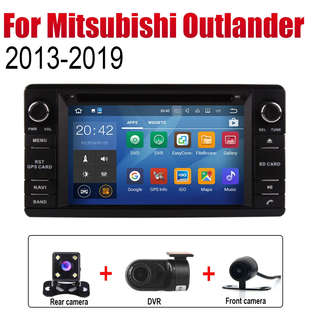 ZaiXi Android Автомагнитола Стерео gps навигация для Mitsubishi Lancer 2013~ Bluetooth wifi 2din автомобильное радио стерео Мультимедиа - Цвет: Extra Items
