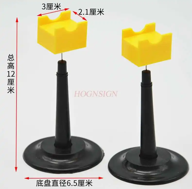 2pcs로타리 랙 넣어 자석 넣어 접착제 스틱 회전 브래킷 초등학교 과학 물리학 실험 장비 교육 악기
