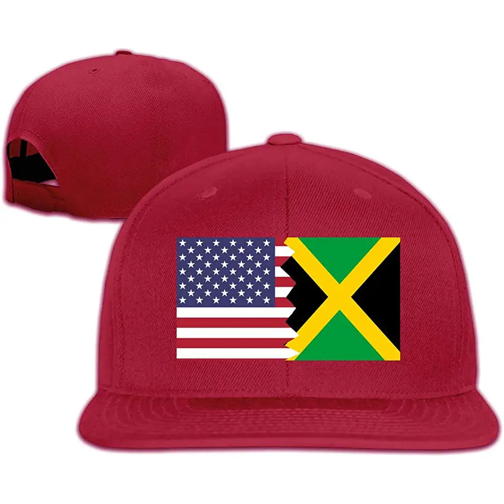 Бейсбольная кепка с американским флагом Ямайки для мужчин и женщин, унисекс кепки с плоским козырьком