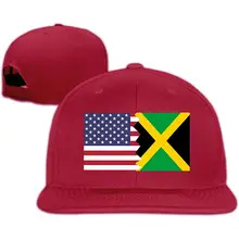 Бейсбольная кепка с американским флагом Ямайки для мужчин и женщин, унисекс кепки с плоским козырьком