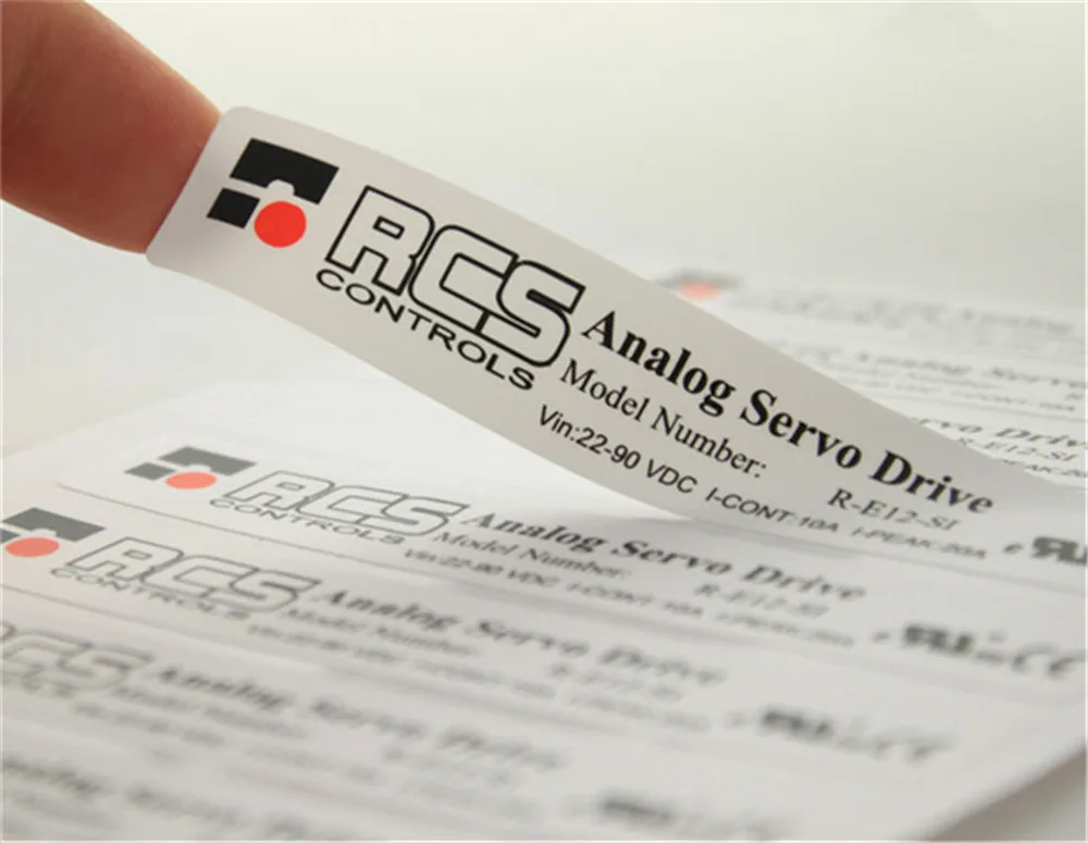 

1000pcs Custom Brand Name Vinyl Glossy Laminated Stickers Customized PVC Waterproof/Greaseproof Stickers Labels