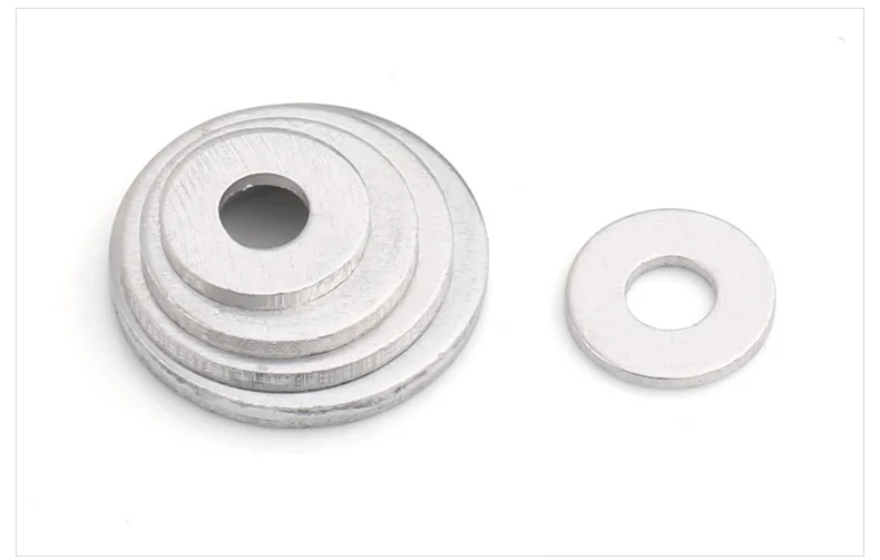 Aluminum Washers Gasket Thickness M5 M6 M8 M10 M12 M14 M16 M18 M20 M22 M24 Flat Metal Washer Gasket Aluminum Sealing Rings