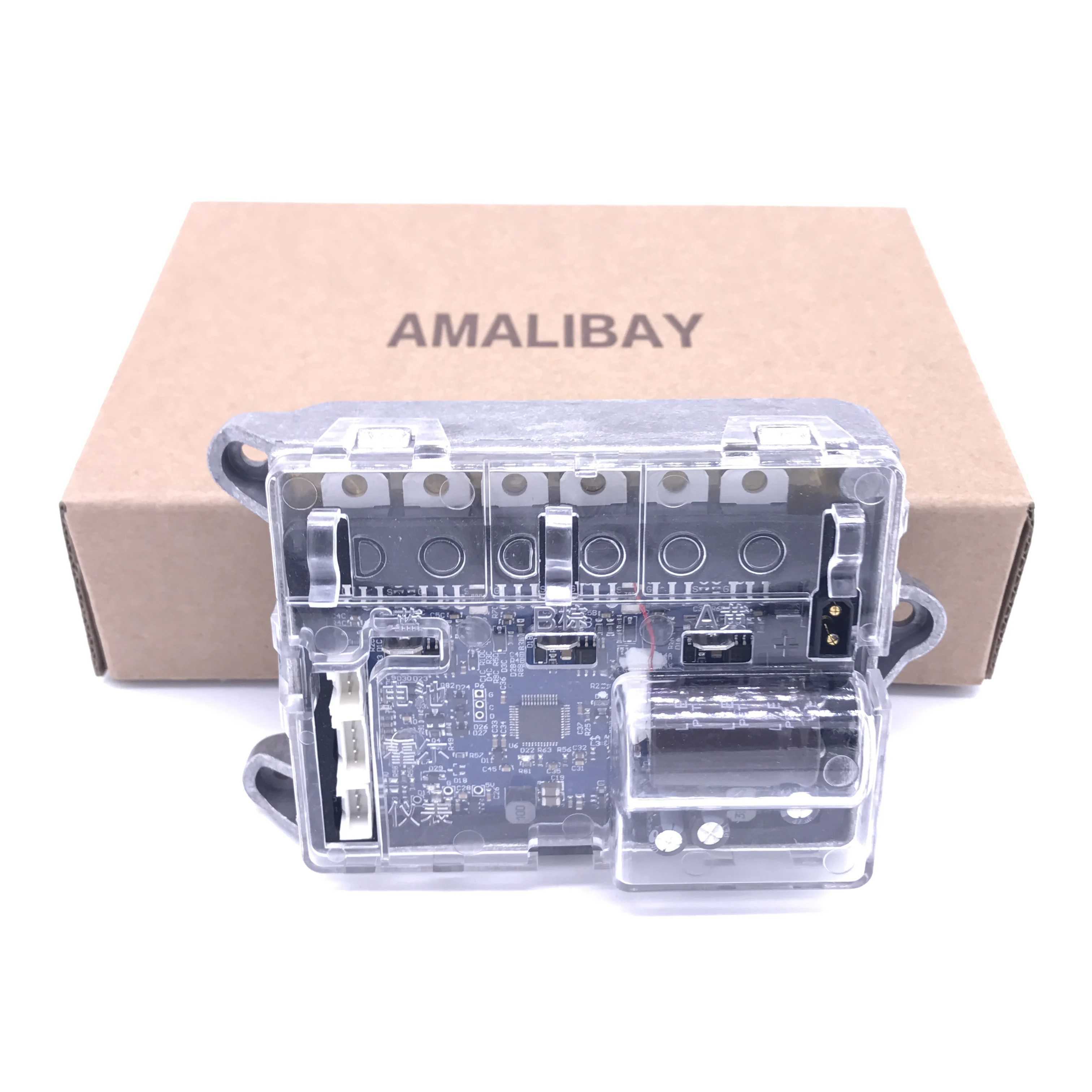Mainboard with box Запчасти для электрического скутера Xiaomi M365, скутер, крыло, подставка, световая приборная панель, материнская плата, дисковые тормоза для Xiaomi M365 Pro, часть - Цвет: Mainboard with box
