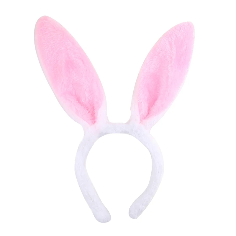 Cartoon Plush Cow Ears Headband with Bells Ribbon Bow Lolita Hair Hoop Kawaii Animal Easter Rabbit Ear Headbands A16 21 Dropship cute halloween costumes Cosplay Costumes