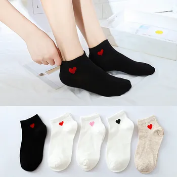 

1Pair Unisex Pure Color Comfortable Stockings Non-Slip Stripe Short Stockings