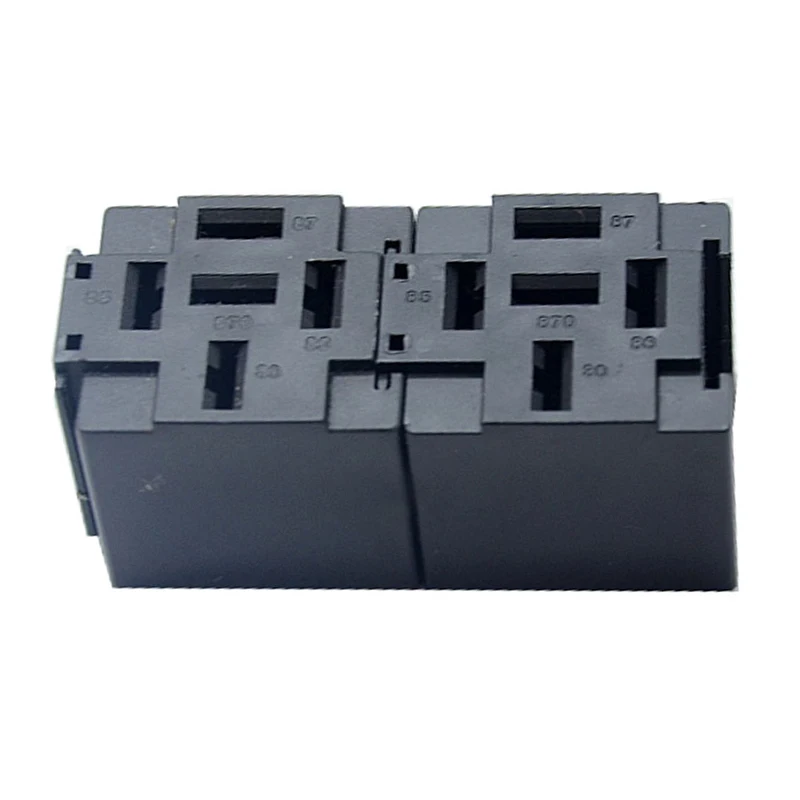 1/5/10/20/Sets 5 Pin Automotive Connector Relay Mount Horn Relay Flame Retardant, High Temperature Resistance 40A DJ7059-6.3-21