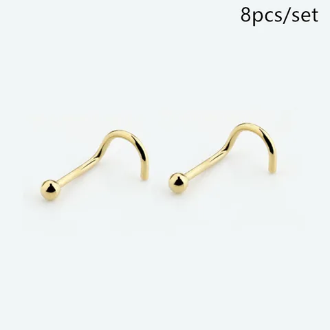 New Horseshoe Fake Nose Ring Tragus Piercing Surgical Steel Septum Ear Lip Tragus Industrial Piercing Body Jewelry