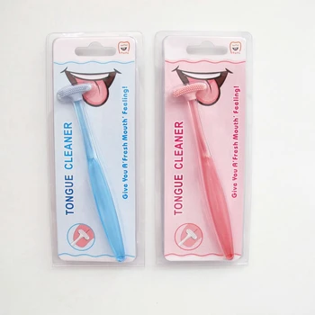 

Soft Silicone Tongue Brush Cleaning the Surface of Tongue Brushes Tongue Scraper Cleaner Fresh Breath Oral Care