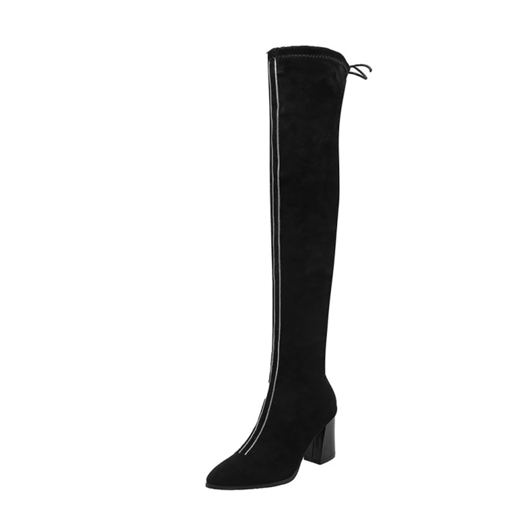 BLXQPYT/Зимние Модные мотоциклетные ботинки Martin; Outono Inverno Botas De Couro; Каблук 7,5 см; Femininas; женские ботинки; 88-6 - Цвет: black