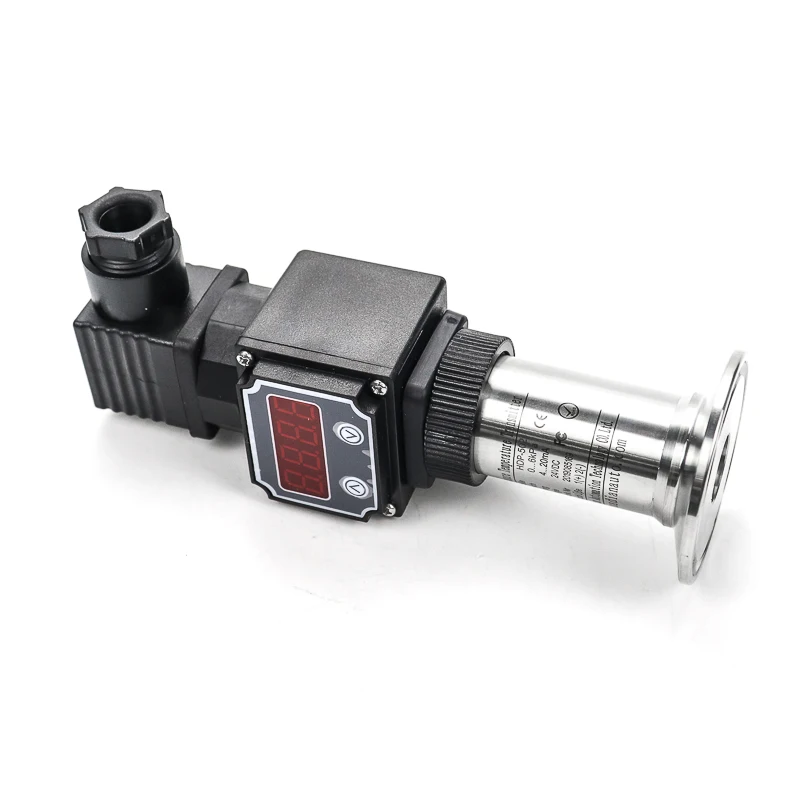 4-20mA flush membrane pressure sensor measures dirty water sewage and anti-blocking pressure transmitter
