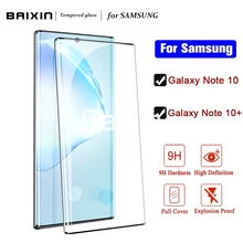 Baixin полное покрытие, Защитное стекло для samsung Galaxy Note 10 Plus, Защитная пленка для экрана, Передняя пленка для Galaxy Note 10+ 9H