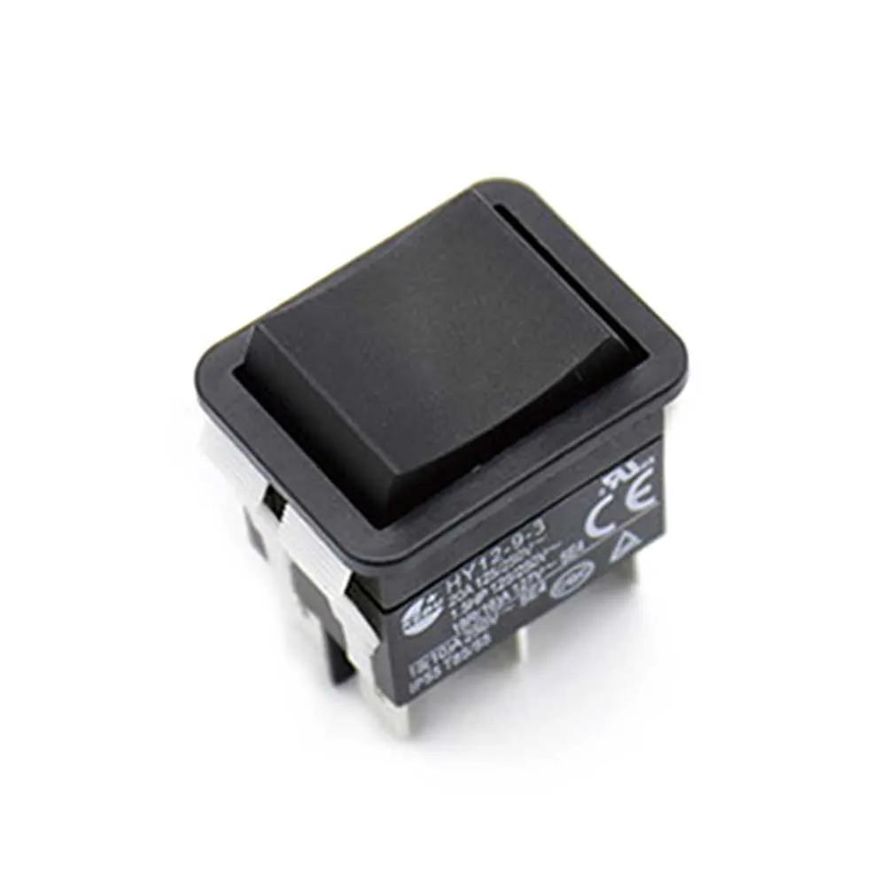 

HY12-9-3 Single Pole Electric Rocker Switch Small Durable Arc Easy Install Push Button Industrial Safe On Off ABS Boat