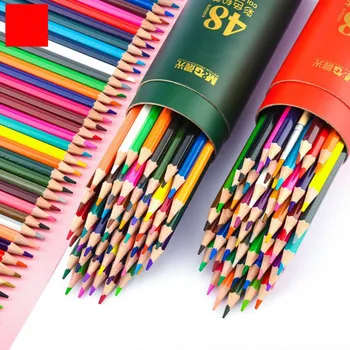 

12/18/24/36/48 Colors Oil Color Pencil Set for drawing colouring colores coloring Colour colored pencils pack school kids