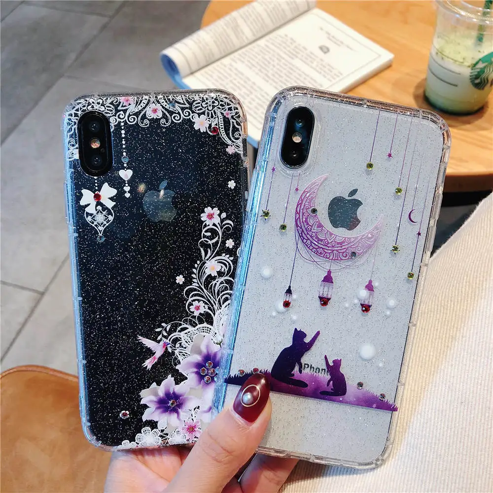Модный ипомея белая Роскошный чехол для iPhone X XS MAX XR 6 6S 7 8 Plus Чехлы Мягкие