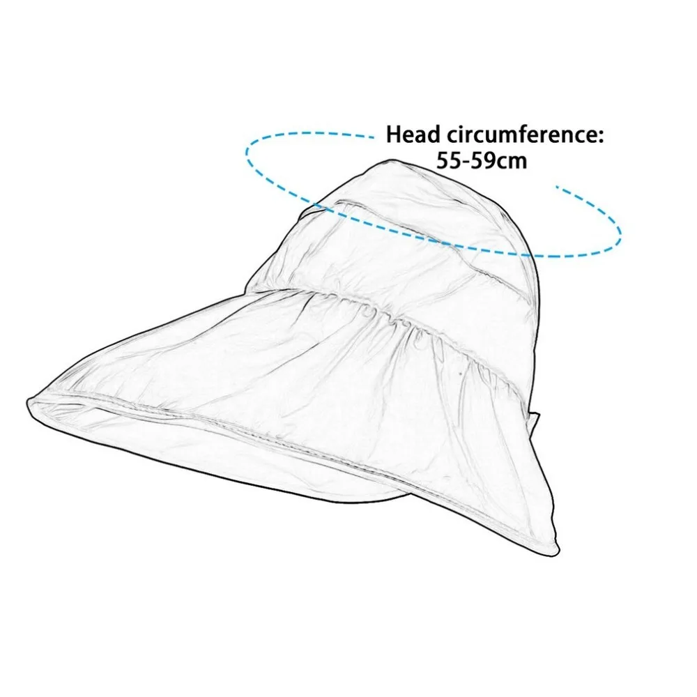Трендовая корейская мода женская летняя Солнцезащитная шляпа классический дизайн анти-УФ Складная Дамская одноцветная женская пляжная шляпа