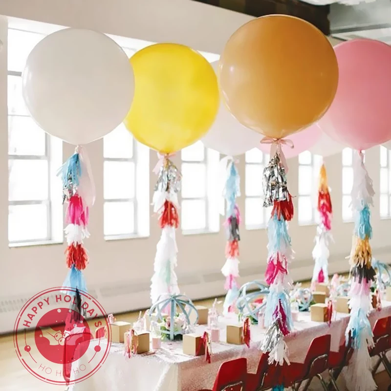5x 90CM Huge Latex Ballon Wedding Decor Balloon For Party Birthday Balloon Toy X 