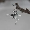 BALMORA Real 100% 925 Pure Silver Frog Pendant For Women Men Cute Hanging Pendant Thai Silver Jewelry Decoration Without Chain ► Photo 2/6