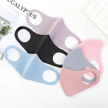 

Adult Men Women Mouth Mask with Air holes Washable Dustproof Reusable Anti-Pollen Non-disposable Breathable Protective Face Mask