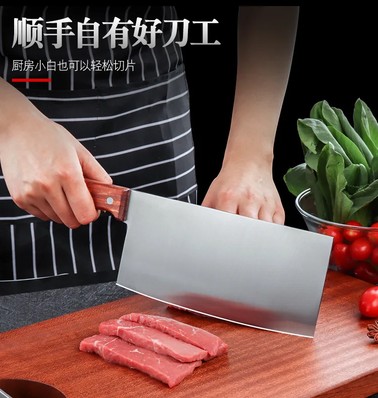 SHUOJI, острый нож для резки, кухонный нож, твердость, нержавеющая сталь, кухонные ножи, нож для овощей, китайский нож, Прочный инструмент для приготовления пищи