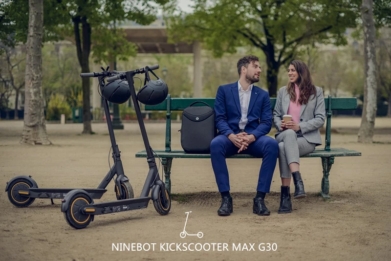 Ninebot MAX G30 умный электрический скутер последняя версия KickScooter 10 дюймов складной двойной тормоз скейтборд с приложением