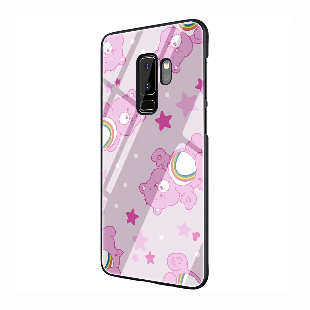 G4 EWAU Care Bears закаленное Стекло чехол для телефона для samsung S7 край S8 S9 S10 Note 8, 9, 10, плюс A10 20 30 40 50 60 70 - Цвет: G4