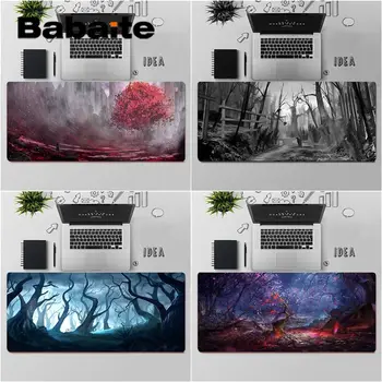 

Babaite Top Quality horror bloody forest DIY Design Pattern Game mousepad Free Shipping Large Mouse Pad Keyboards Mat