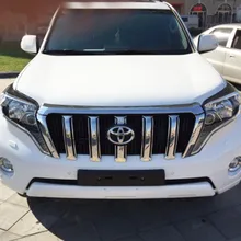 Передняя сетчатая Накладка для Toyota Prado 150 FJ150 Декоративная полоса аксессуары для укладки