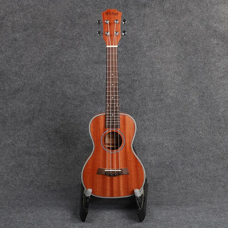 23-дюймовый укулеле из цветков персикового дерева деревянный сердечник четыре строки маленькая гитара по индивидуальному заказу от производителя