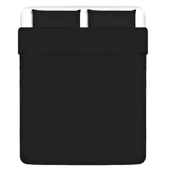 

VidaXL part. Bedding Set cotton charcoal gray 200x200/60x70 cm