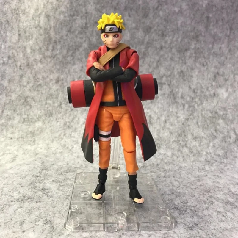 

Anime naruto Uzumaki Naruto PVC Action Figure 14cm SHF Uzumaki Naruto Three Generations Collection Model Dolls Toys for Gifts