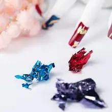 12 Маникюр для ногтей сетка фольга бумага алюминиевые хлопья Золотой Серебряный ноготь художественная Наклейка 3D украшения ногтей аксессуары для женщин DIY маникюрные инструменты