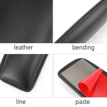 

100% Brand New Leather Leg Knee Pad Car Interior Pillow Elastic Cushion Support Seat Door Pad Easy To Install