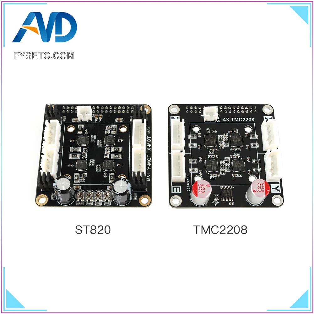 1 шт. 4X ST820 V1.2 / TMC2208 V1.0 плата драйвера штепсельная и строительный модуль для AIO II V3.2