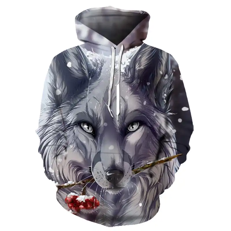 3d galaxy wolf hoodie