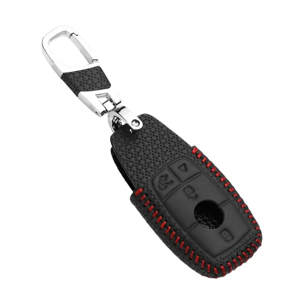 Stylish Leather Key Cover for Mercedes Benz E-class and S-class