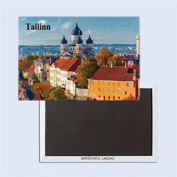 

Estonia tourist souvenirs,Tallinn city View magnetic fridge magnets, Creative refrigerator Travel souvenirs Gifts