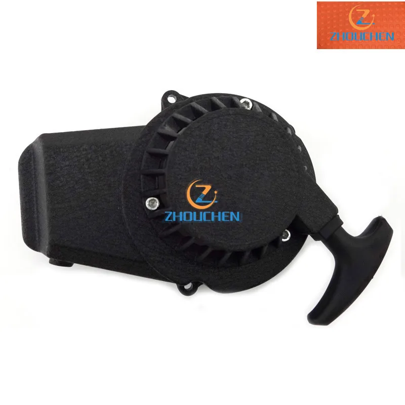 Pocket Bike Aluminum Alloy Pull Start Starter For 2 Stroke 47cc 49cc Minimoto Scooter Kid ATV Quad Dirt Bike Mini Moto