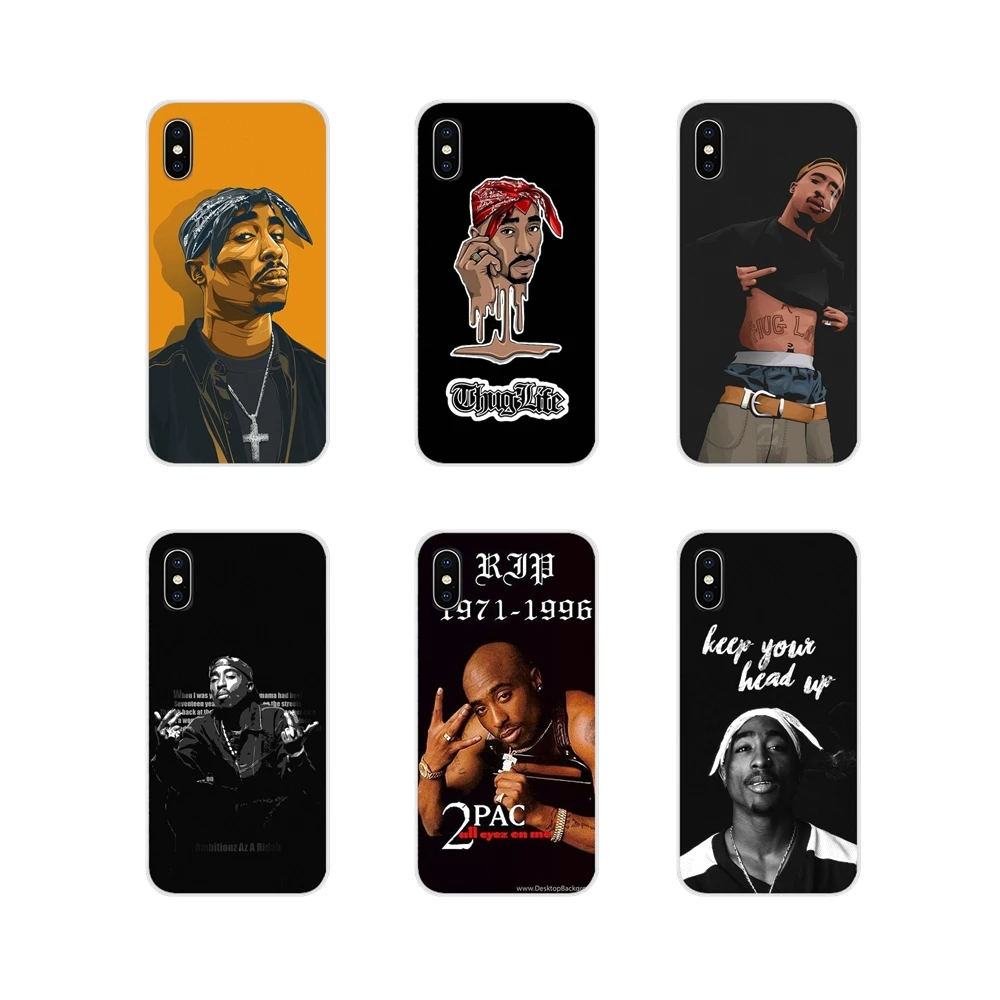 Хип-хоп певица 2Pac Тупак для Huawei G7 G8 P8 P9 P10 P20 P30 Lite Mini Pro P Smart Plus 2017 2018 2019 силиконовый
