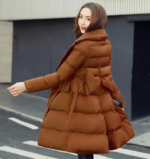 Caramel Модный зимний женский пуховик для беременных, верхняя одежда с капюшоном, парки для беременных, зимняя одежда, теплые хлопковые ватные пальто - Цвет: Caramel