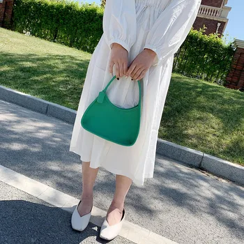 

Women Shoulder Totes Bag PU Leather Solid Evening Clutch Handbag for Female Girl for Outdoor Shopping Traveling Ornaments