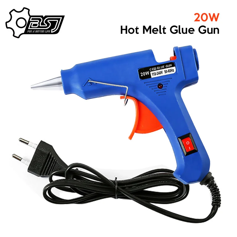 20W Hot Melt Glue Gun Industrial Mini Guns Thermo Electric Heat