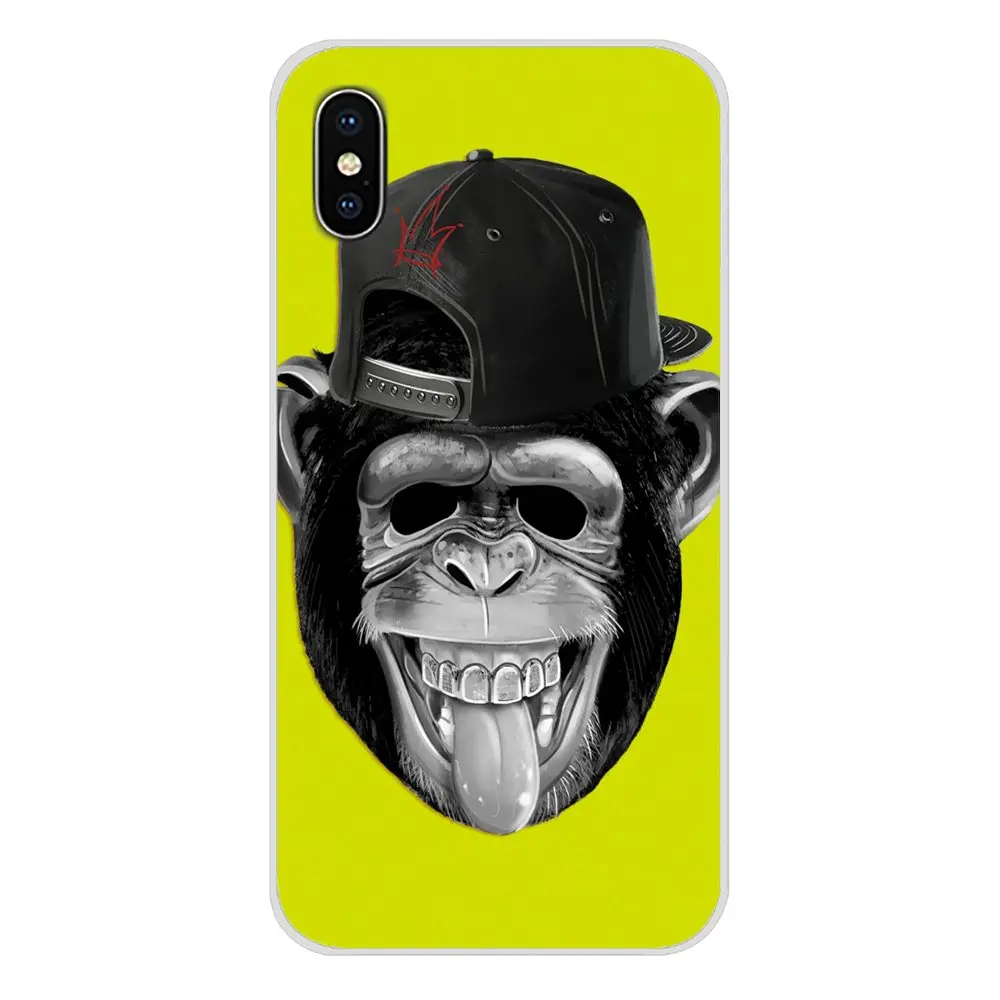 Для Apple IPhone X XR XS 11Pro MAX 4S 5s 5C SE 6S 7 8 Plus ipod touch 5 6 Аксессуары чехлы для телефонов Обезьяна горилла Ape Baby