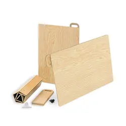 Складная деревянная художественная доска для рисования, доска для рисования с портативной сумкой для пола, отлично подходит для классной