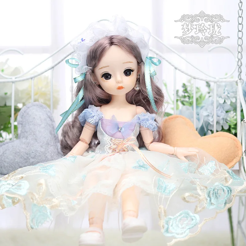 BJD 1/6 Doll Set 28cm Heigh Dress Up Girl Toy Doll Clothes Set Doll Casual Set Diy Toys for Children 9