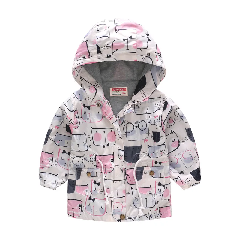 Autumn Boys Girls Jackets Outerwear Children Hooded Windbreaker Coats Infant Waterproof Hoodies Toddler Baby Coat Kids 2-7 Y (12)