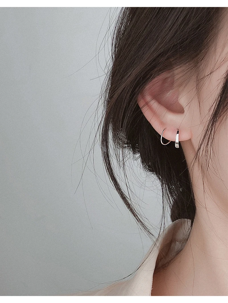 Серьги-гвоздики из стерлингового серебра, женские серьги золотистого и серебристого цвета, модные ювелирные изделия,, серьги из серебра 925
