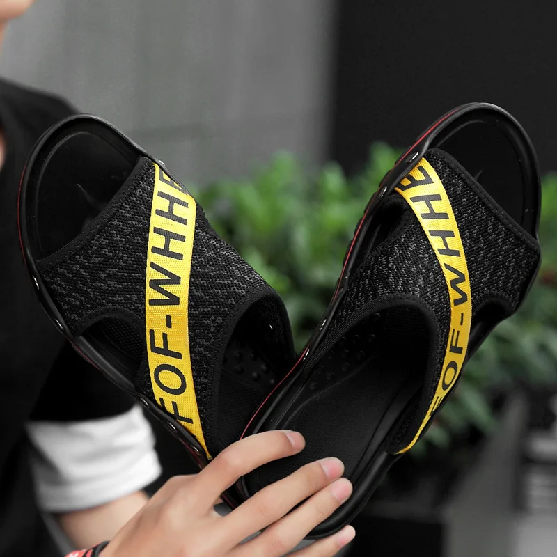 

2019 New Style Summer Sandals Men Korean-style Trend Sandals Male STUDENT'S Peep-Toe Casual Sandals